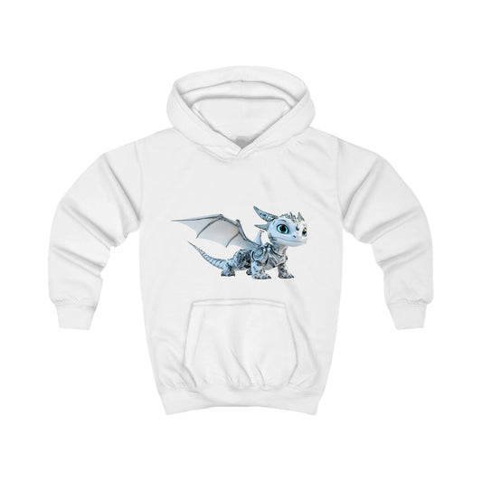 Blue Robot Dragon Kids Hoodie | Teeny Tiny Dragons