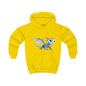 Blue Robot Dragon Kids Hoodie | Teeny Tiny Dragons