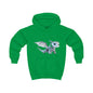 Blue Robot Dragon Kids Hoodie | Teeny Tiny Dragons