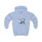 Blue Robot Dragon Kids Hoodie | Teeny Tiny Dragons