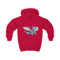 Blue Robot Dragon Kids Hoodie | Teeny Tiny Dragons