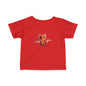 Adorable Red Dragon Infant Fine Jersey T-Shirt - Teeny Tiny Dragons