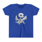 White Robot Dragon - Youth Short Sleeve T-Shirt - Teeny Tiny Dragons