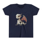 Awesome Looking Robot Dragon - Youth Short Sleeve T-Shirt - Teeny Tiny Dragons