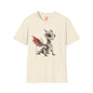 Chrome Robot Dragon Adult Unisex Softstyle T-Shirt - Teeny Tiny Dragons