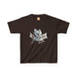 Silver Crystal Dragon Kids Heavy Cotton T-Shirt