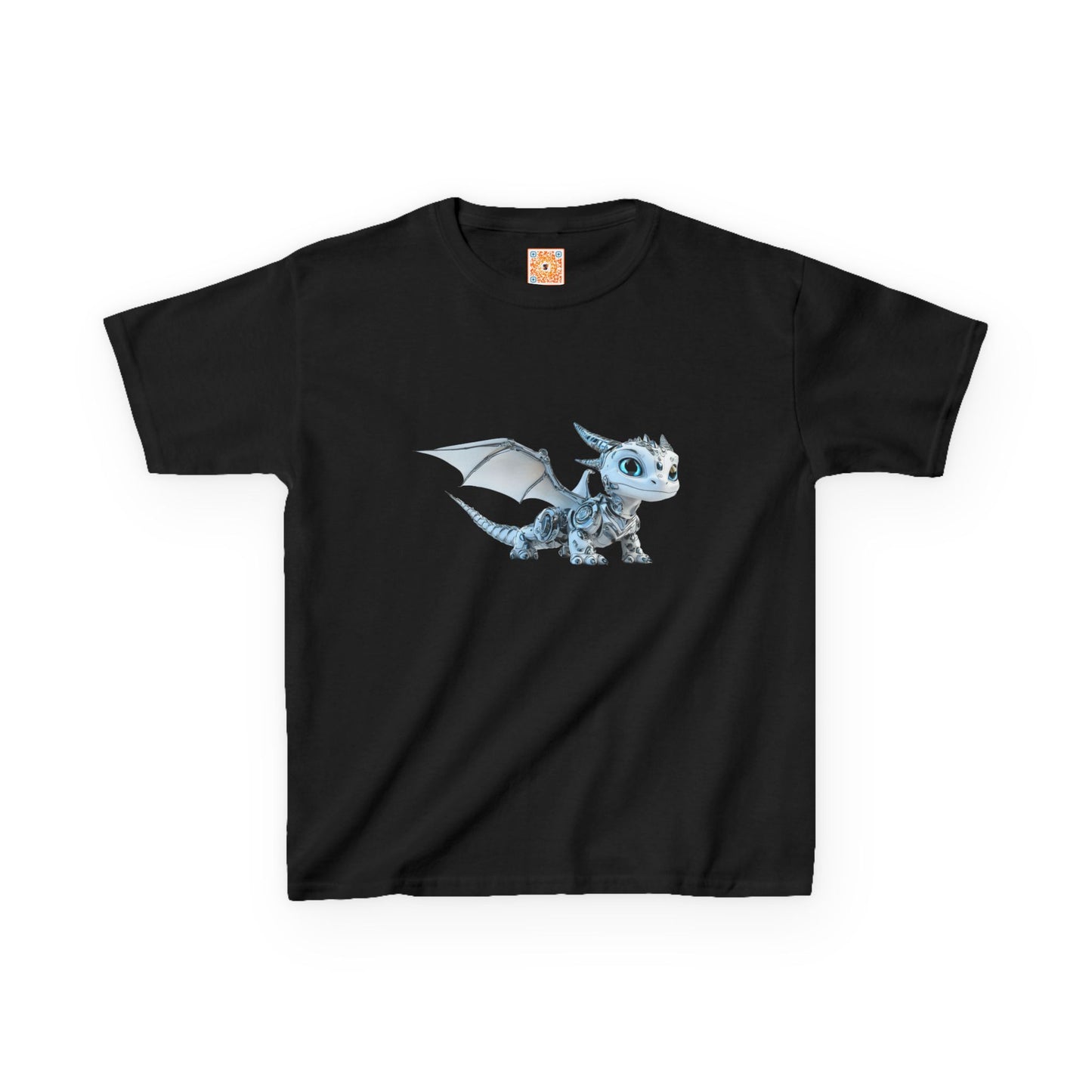 Fun Flying Robot Dragon Kids Heavy Cotton Tee - Teeny Tiny Dragons