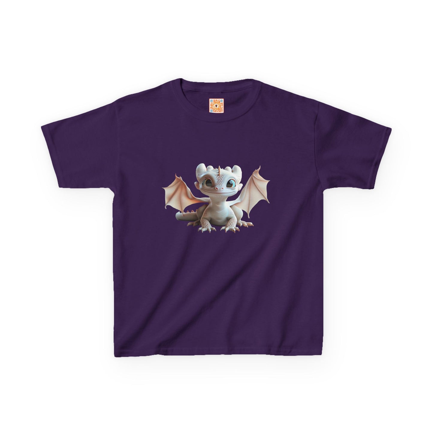 Cute Baby Dragon Kids Heavy Cotton T-Shirt - Teeny Tiny Dragons