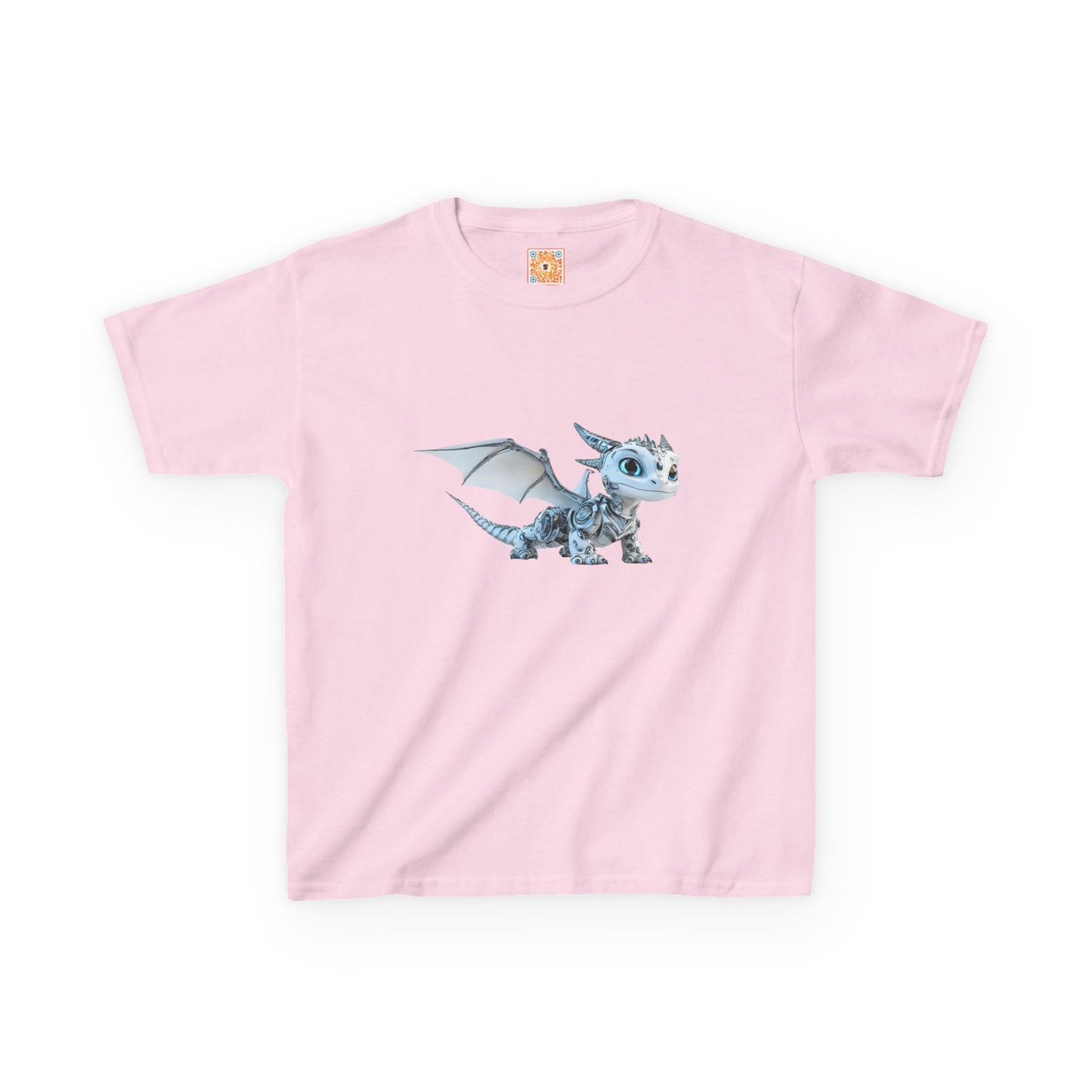 Fun Flying Robot Dragon Kids Heavy Cotton Tee - Teeny Tiny Dragons