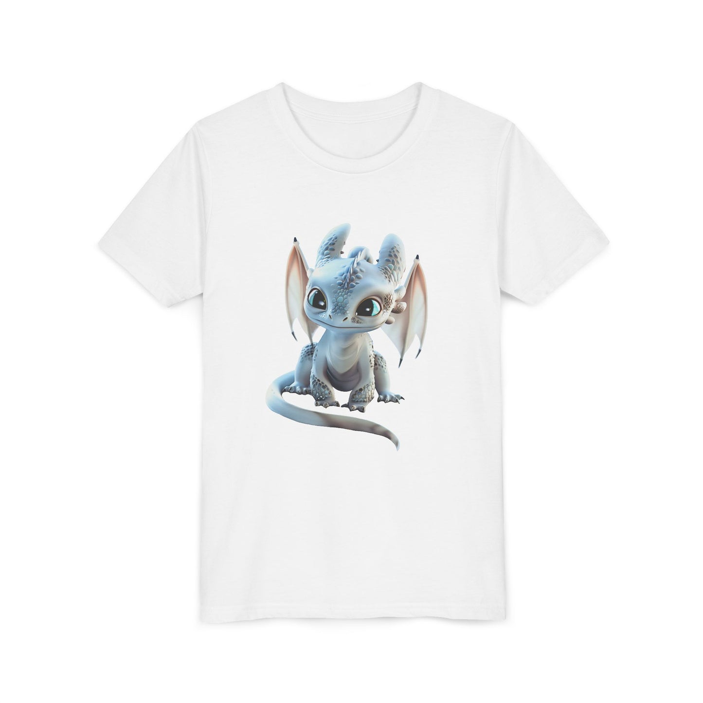 Very Cute Baby Dragon - Youth Short Sleeve T-Shirt - Teeny Tiny Dragons