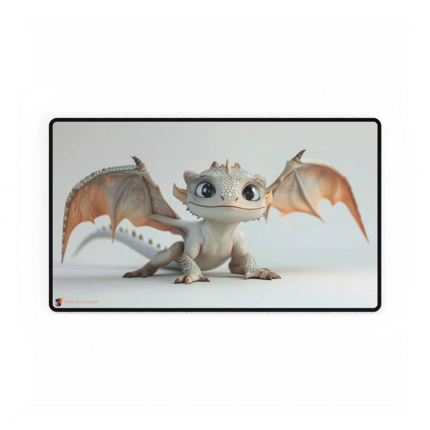Cute Little Dragon Desk Mat - Teeny Tiny Dragons