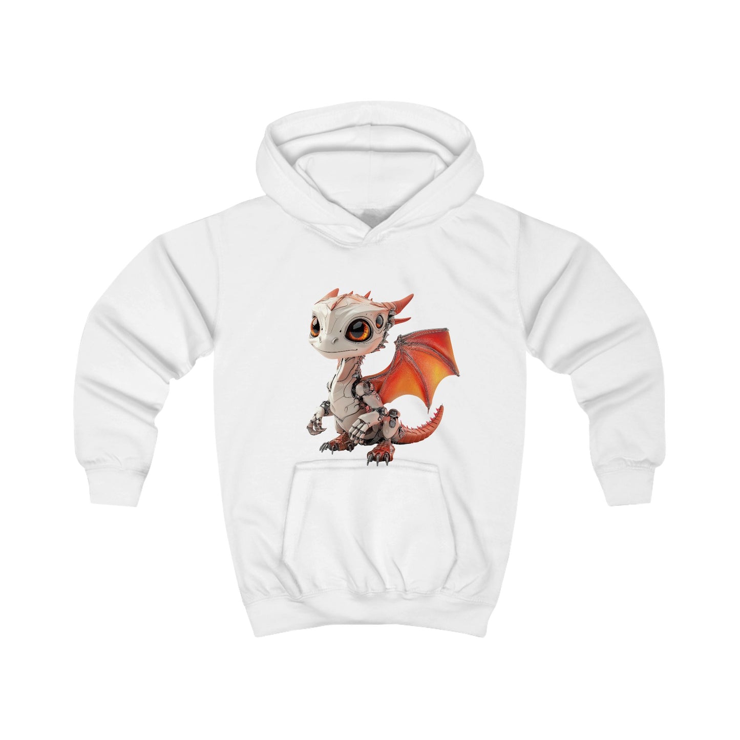 Sunset Robot Dragon Kids Hoodie | Teeny Tiny Dragons
