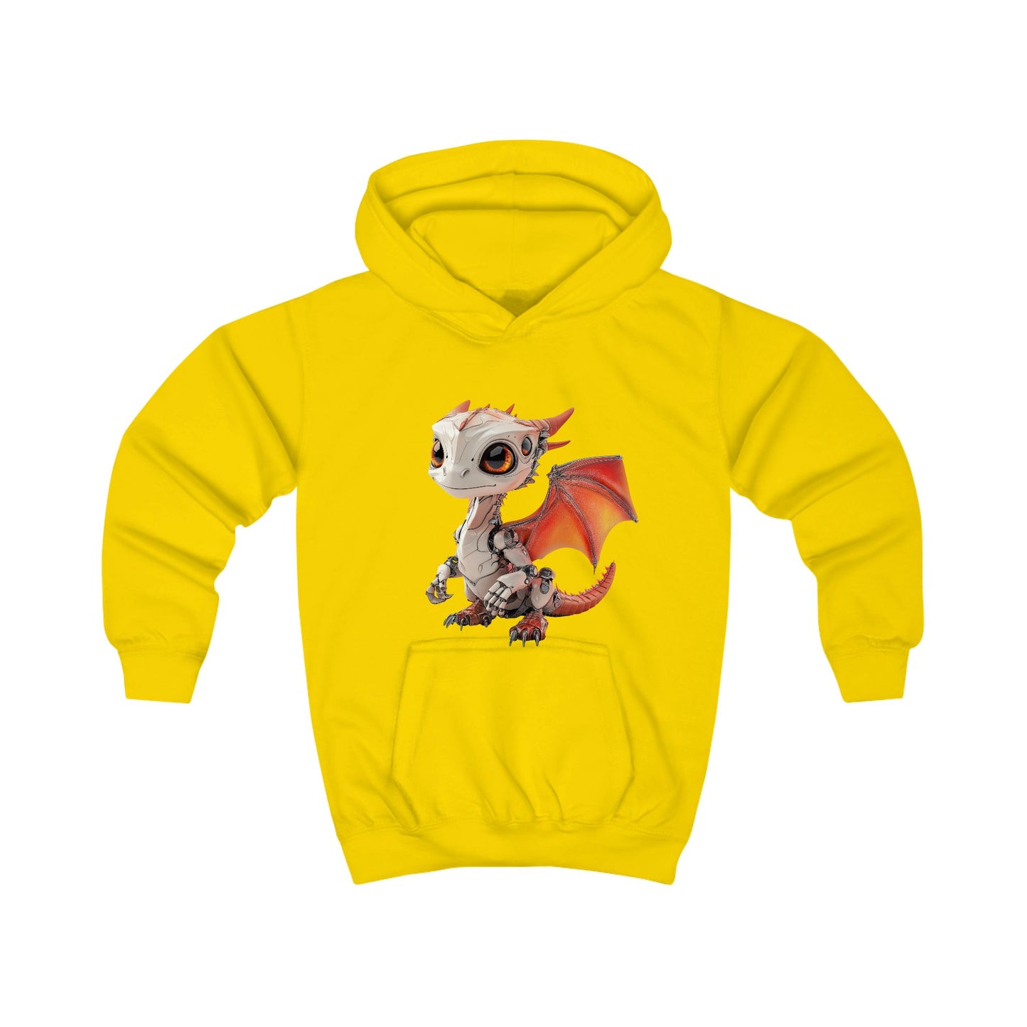 Sunset Robot Dragon Kids Hoodie | Teeny Tiny Dragons