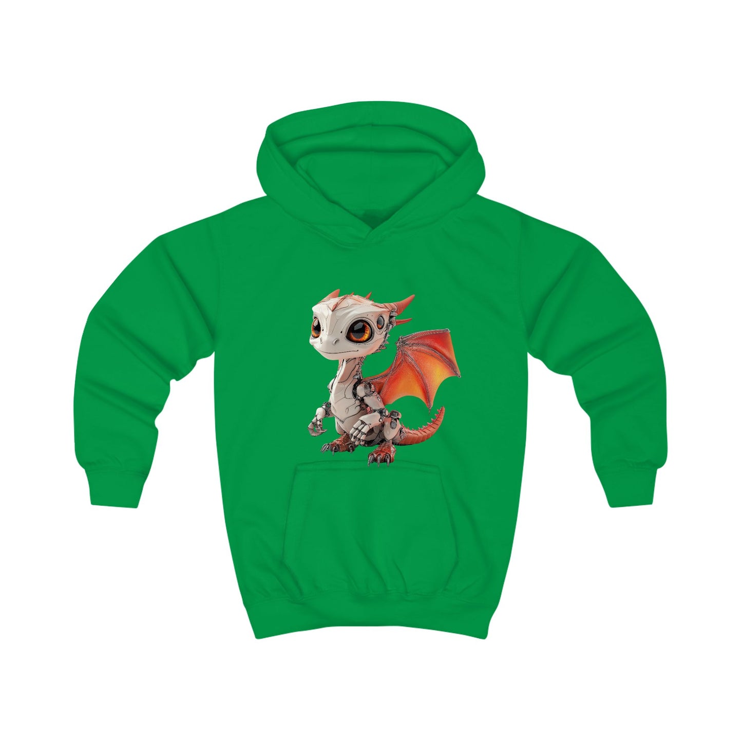 Sunset Robot Dragon Kids Hoodie | Teeny Tiny Dragons