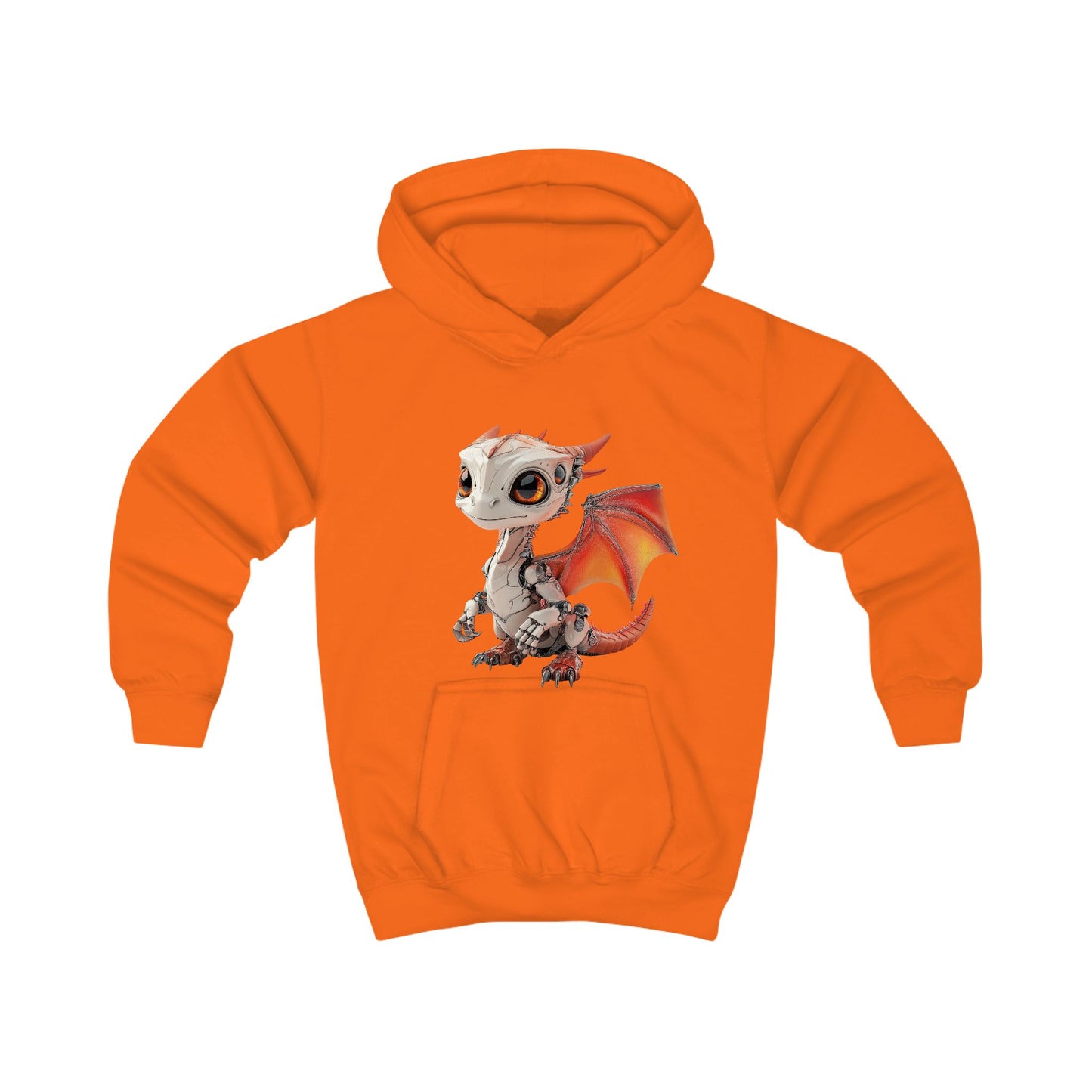 Sunset Robot Dragon Kids Hoodie | Teeny Tiny Dragons