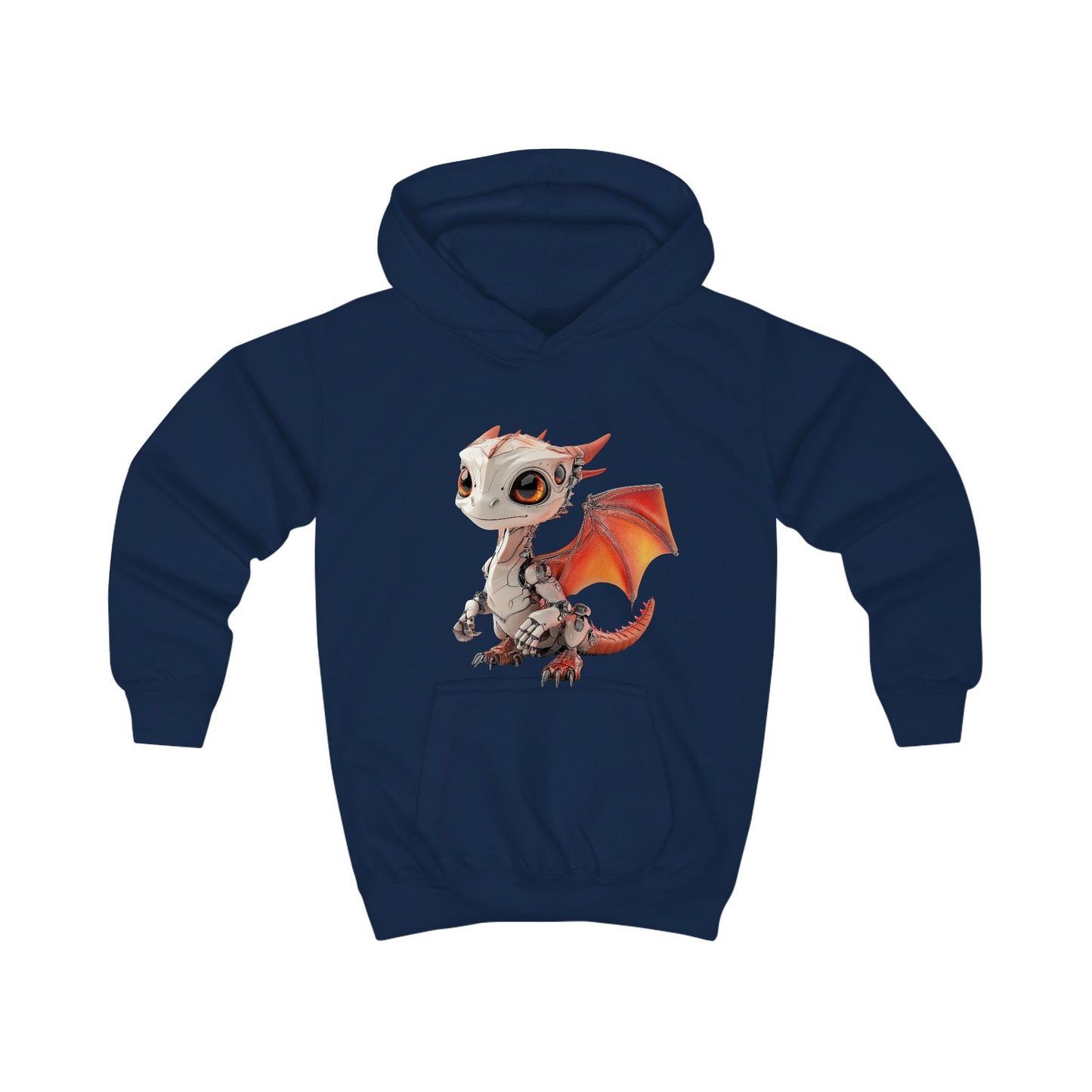 Sunset Robot Dragon Kids Hoodie | Teeny Tiny Dragons