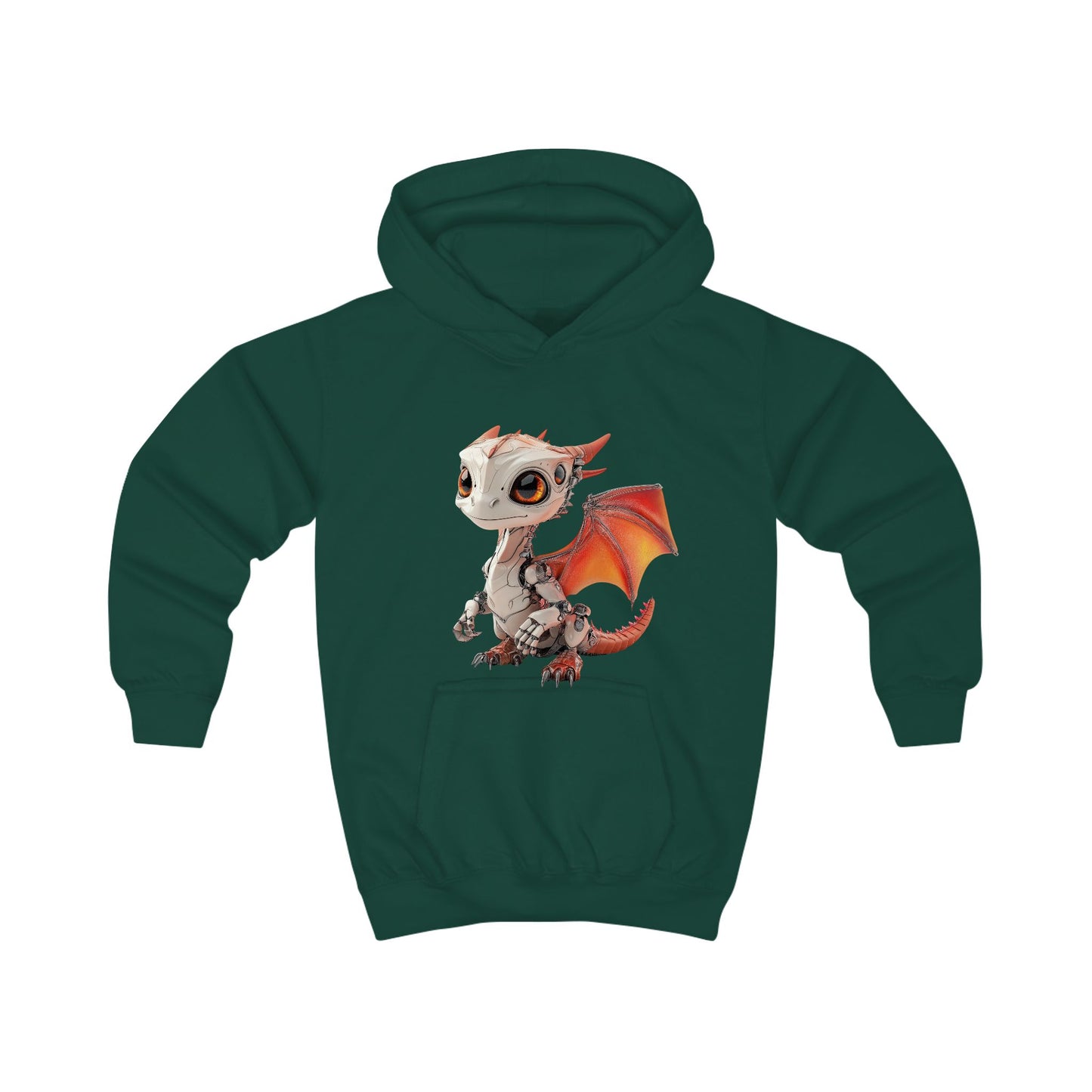 Sunset Robot Dragon Kids Hoodie | Teeny Tiny Dragons