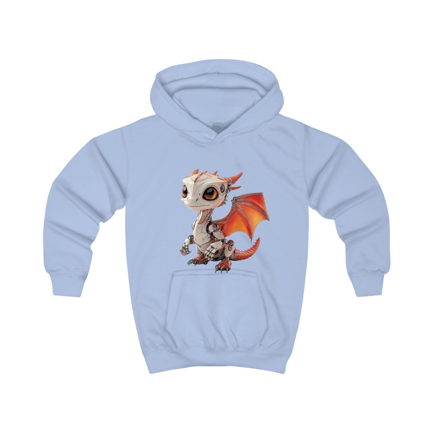 Sunset Robot Dragon Kids Hoodie | Teeny Tiny Dragons