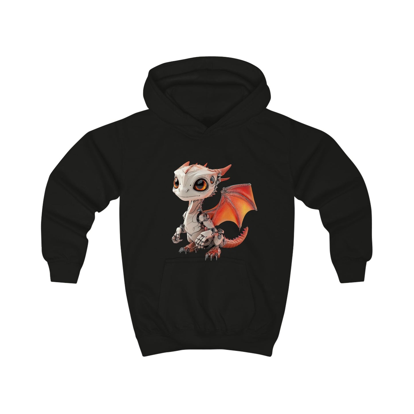 Sunset Robot Dragon Kids Hoodie | Teeny Tiny Dragons