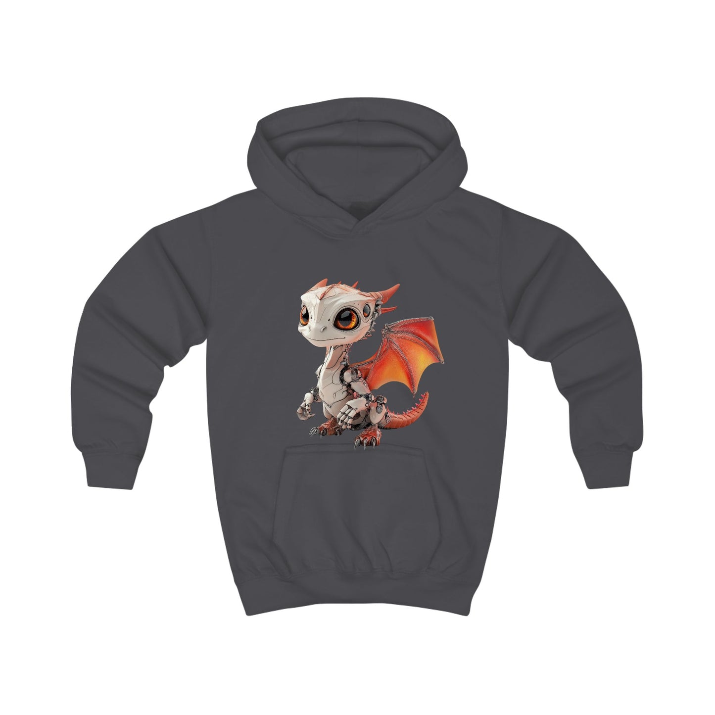 Sunset Robot Dragon Kids Hoodie | Teeny Tiny Dragons