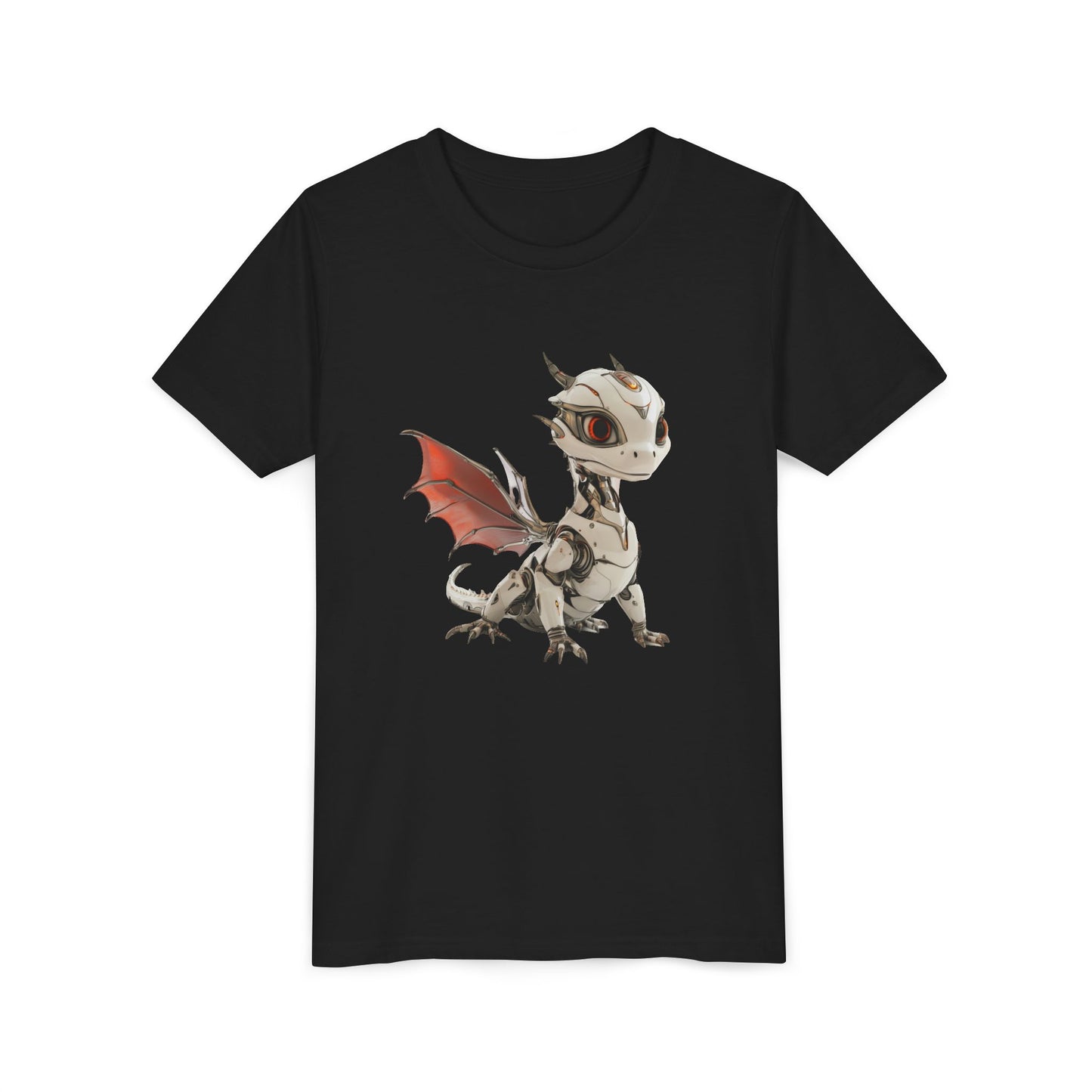 Magical Robot Dragon - Youth Short Sleeve T-Shirt - Teeny Tiny Dragons