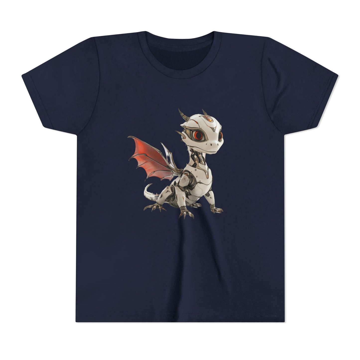 Magical Robot Dragon - Youth Short Sleeve T-Shirt - Teeny Tiny Dragons