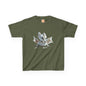 Silver Crystal Dragon Kids Heavy Cotton T-Shirt