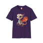 Big Eyed Baby Robot Dragon Adult Unisex Softstyle T-Shirt - Teeny Tiny Dragons