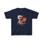 Red Robot Dragon Kids Heavy Cotton T-Shirt - Teeny Tiny Dragons