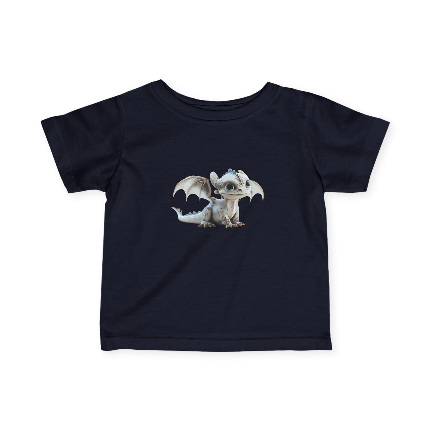 Charming Baby Dragon Infant Fine Jersey T-Shirt - Teeny Tiny Dragons