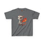 Red Robot Dragon Kids Heavy Cotton T-Shirt - Teeny Tiny Dragons