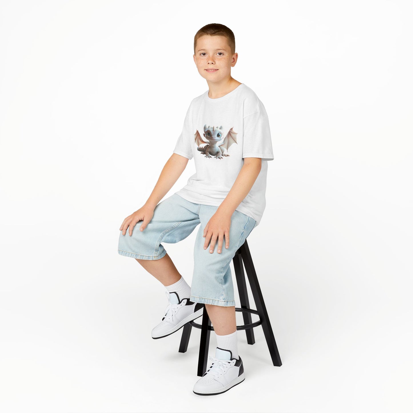 Cute Baby Dragon Kids Heavy Cotton T-Shirt - Teeny Tiny Dragons