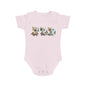 Short Sleeve Baby Bodysuit with 3 Cute Baby Dragons | Teeny Tiny Dragons