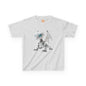 Blue Eyed Robot Dragon Heavy Cotton T-Shirt - Teeny Tiny Dragons