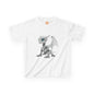 Little White Robot Dragon Kids Heavy Cotton T-Shirt - Teeny Tiny Dragons