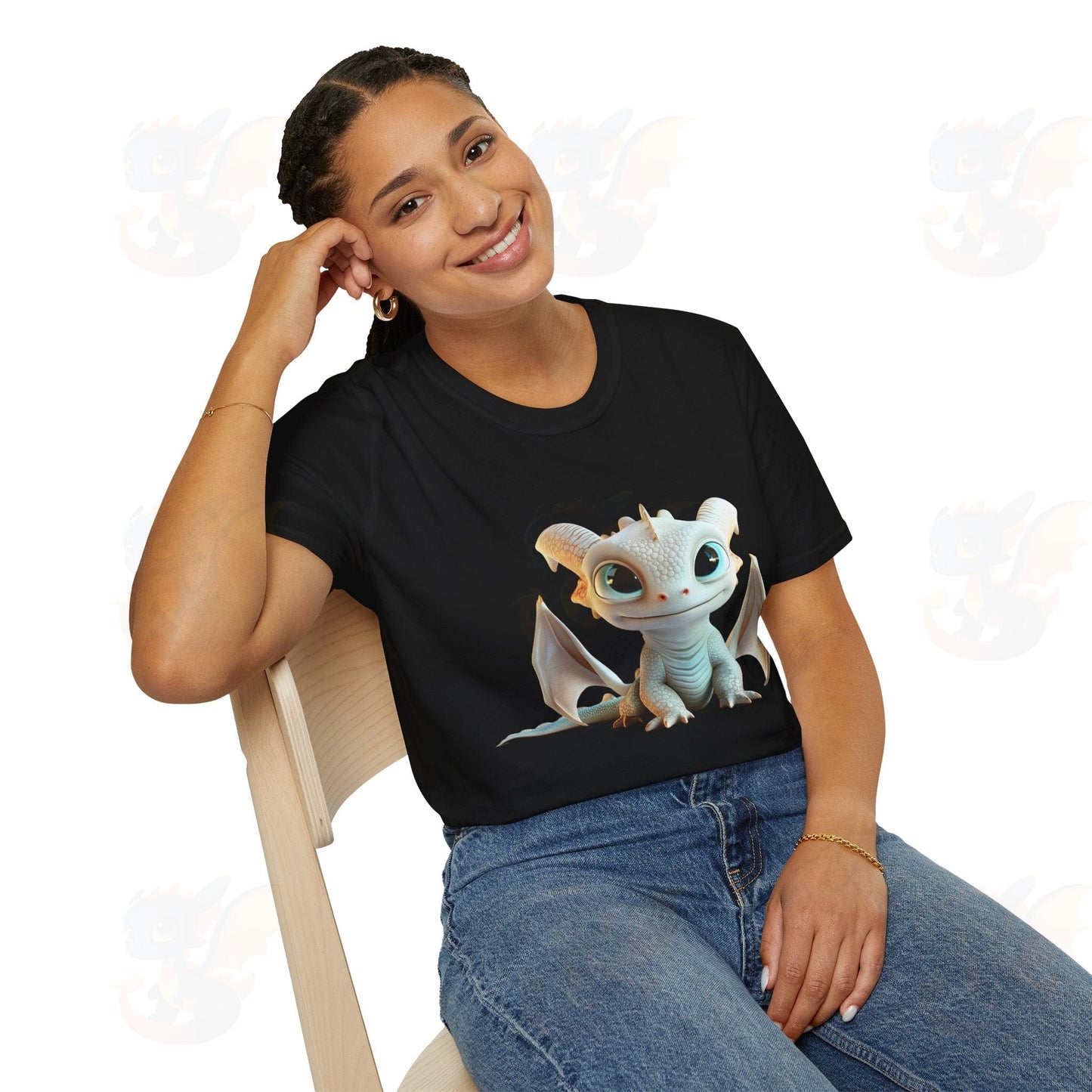 Cute Little Dragon - Unisex Softstyle T-Shirt