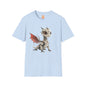 Chrome Robot Dragon Adult Unisex Softstyle T-Shirt - Teeny Tiny Dragons