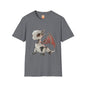 Sitting Robot Dragon Adult Unisex Softstyle T-Shirt - Teeny Tiny Dragons