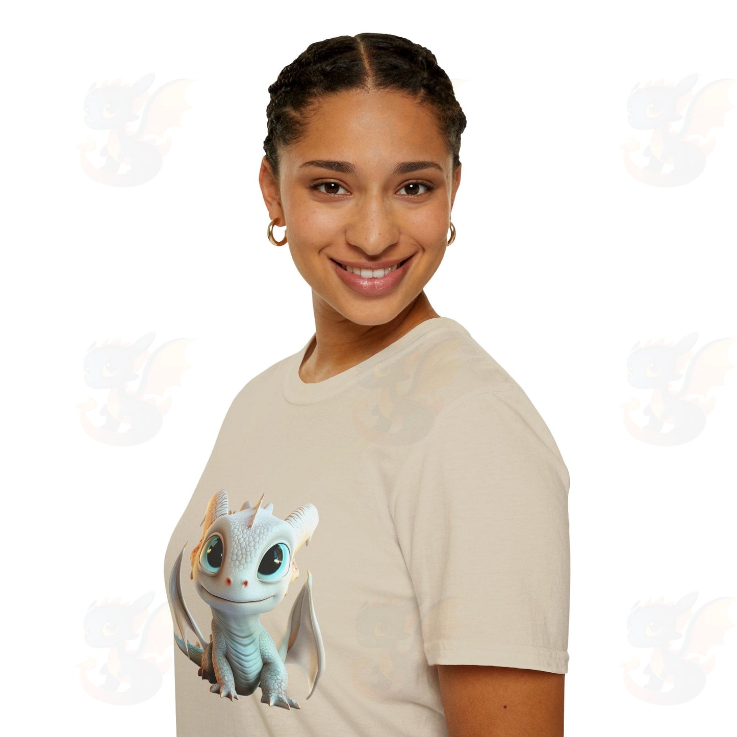 Cute Little Dragon - Unisex Softstyle T-Shirt