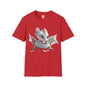 Baby Dragon Hatching from Egg Adult Unisex Softstyle T-Shirt - Teeny Tiny Dragons