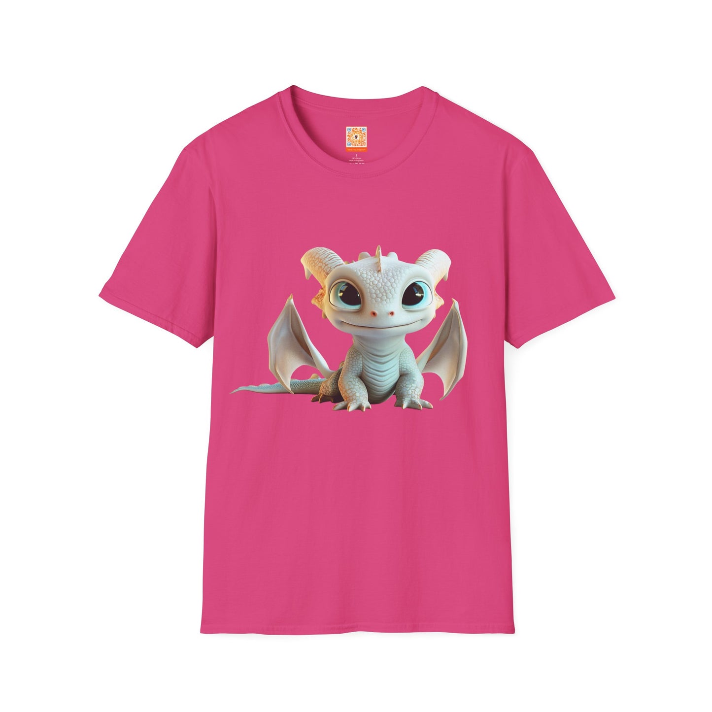 Cute Little Dragon Adult Unisex Softstyle T-Shirt - Teeny Tiny Dragons