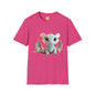 Cute Little Dragon Adult Unisex Softstyle T-Shirt - Teeny Tiny Dragons