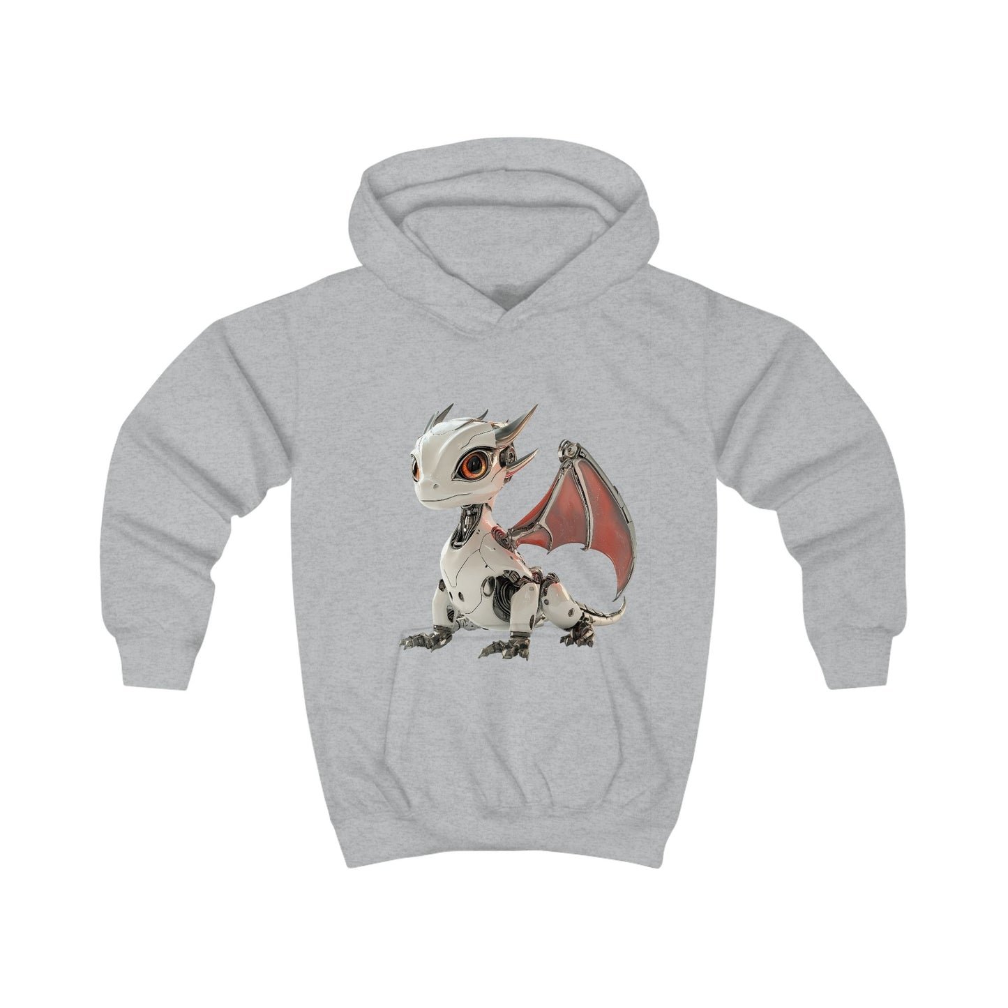 Cybernetic Robot Dragon Kids Hoodie - Teeny Tiny Dragons