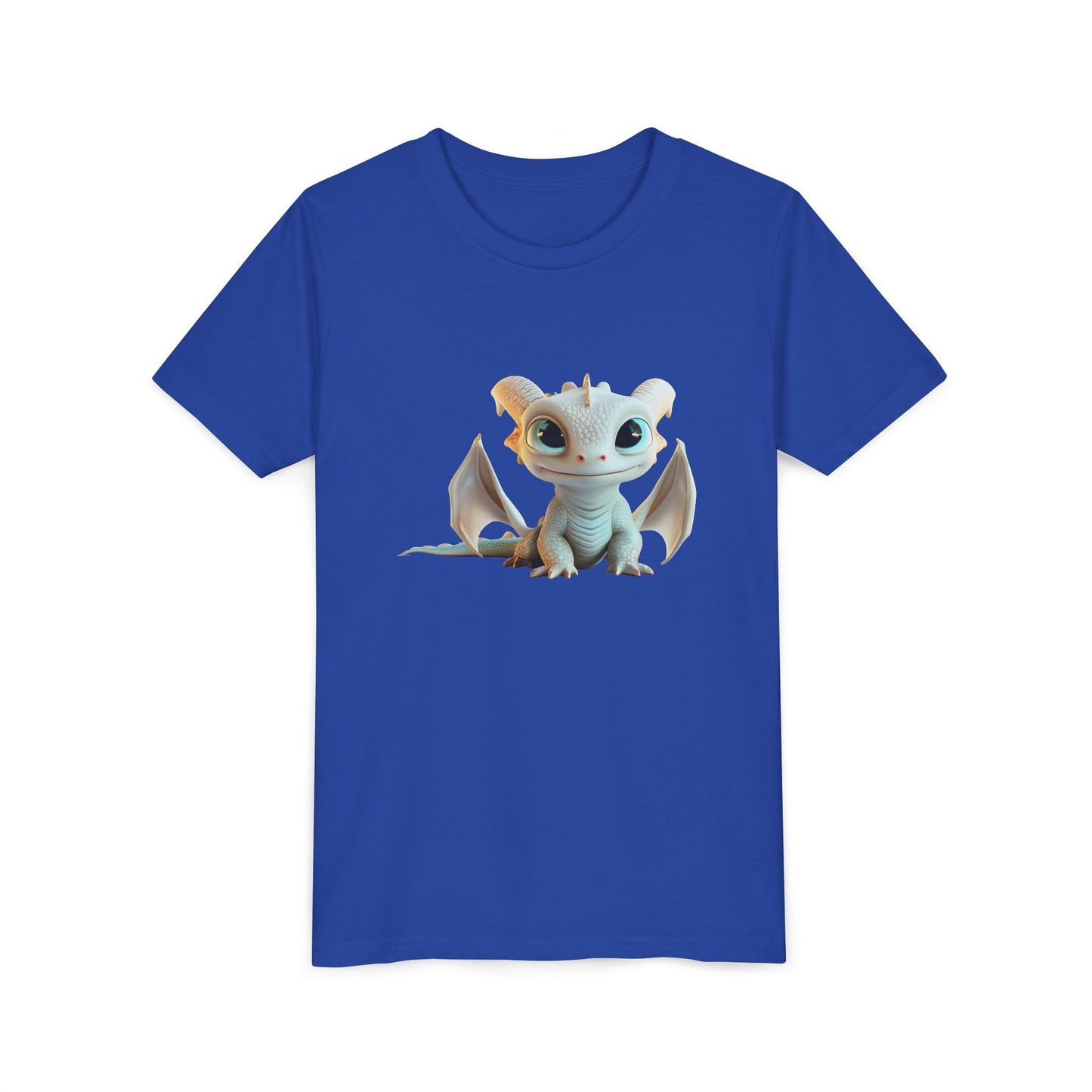 Big Eyed Baby Dragon - Youth Short Sleeve T-Shirt - Teeny Tiny Dragons