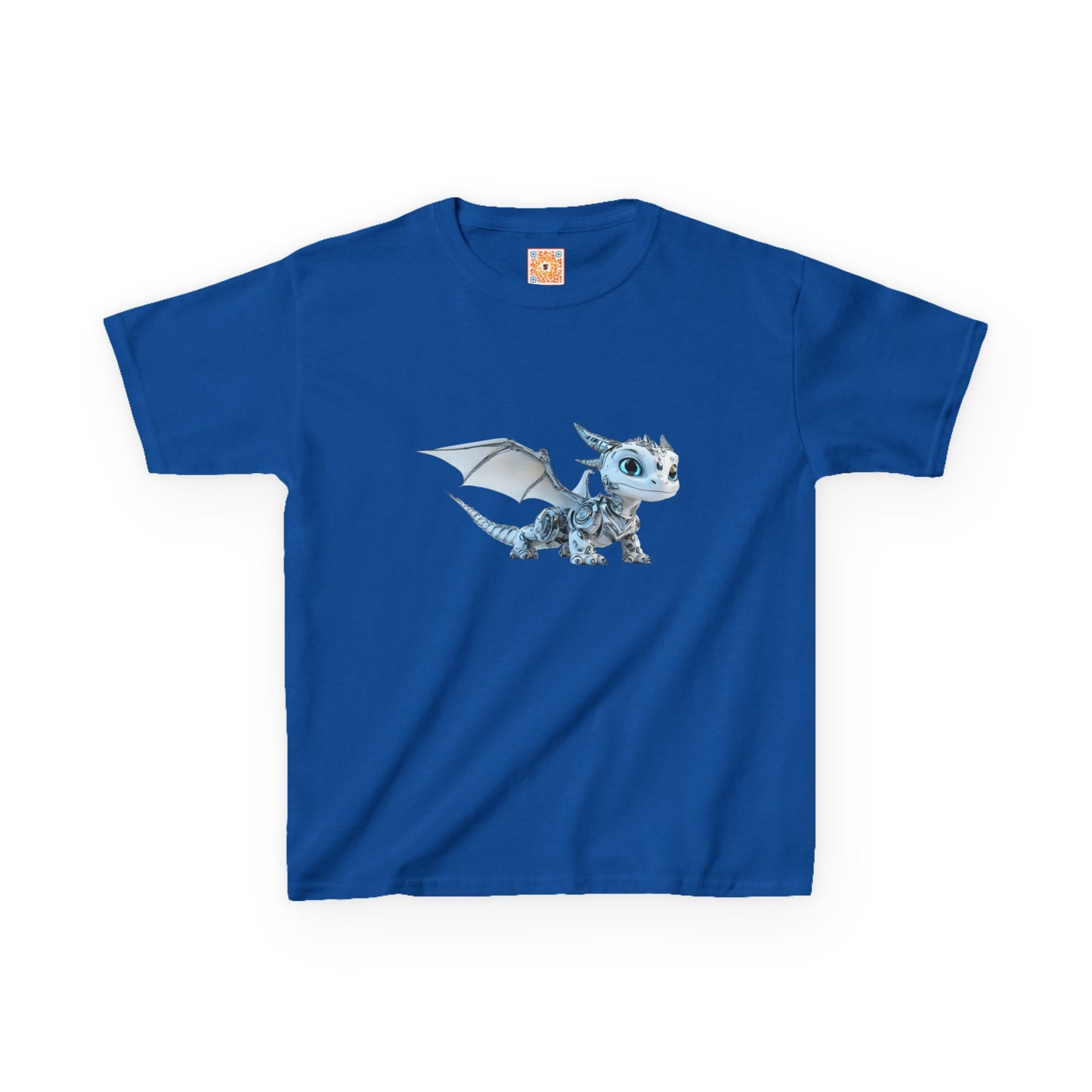Fun Flying Robot Dragon Kids Heavy Cotton Tee - Teeny Tiny Dragons