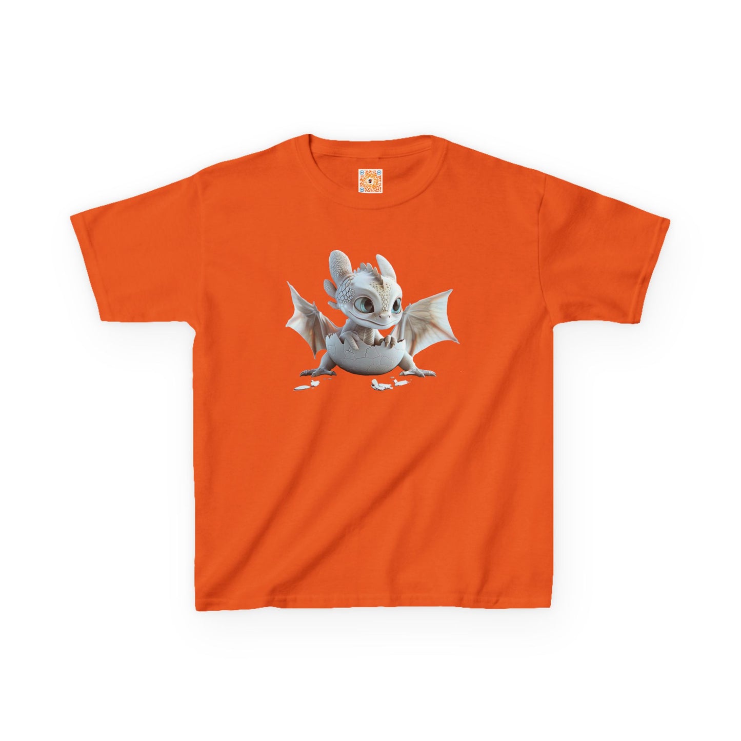 Baby Dragon Hatching Kids Heavy Cotton T-Shirt - Teeny Tiny Dragons