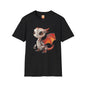 Big Eyed Baby Robot Dragon Adult Unisex Softstyle T-Shirt - Teeny Tiny Dragons