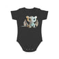 Short Sleeve Baby Bodysuit with Cute Baby Dragon | Teeny Tiny Dragons