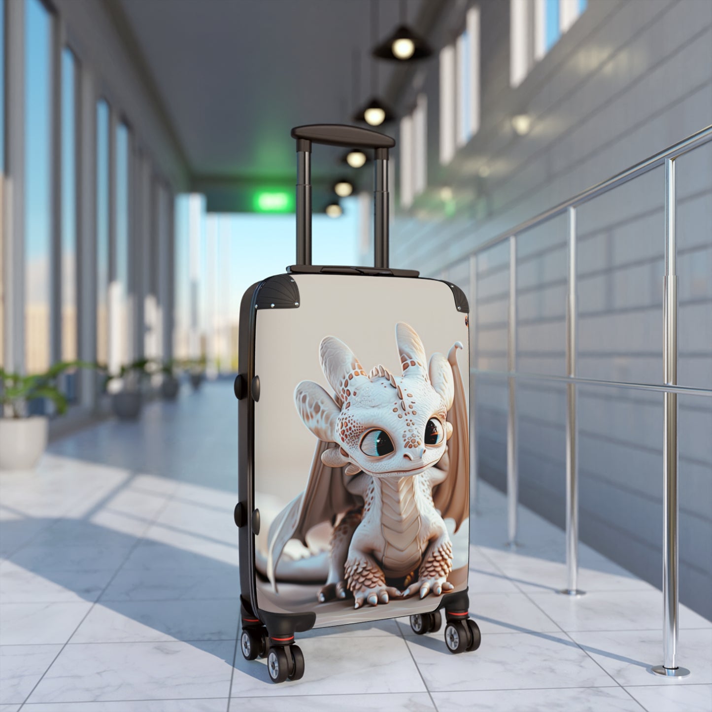 Little Brown Dragon Kids Suitcase | Teeny Tiny Dragons