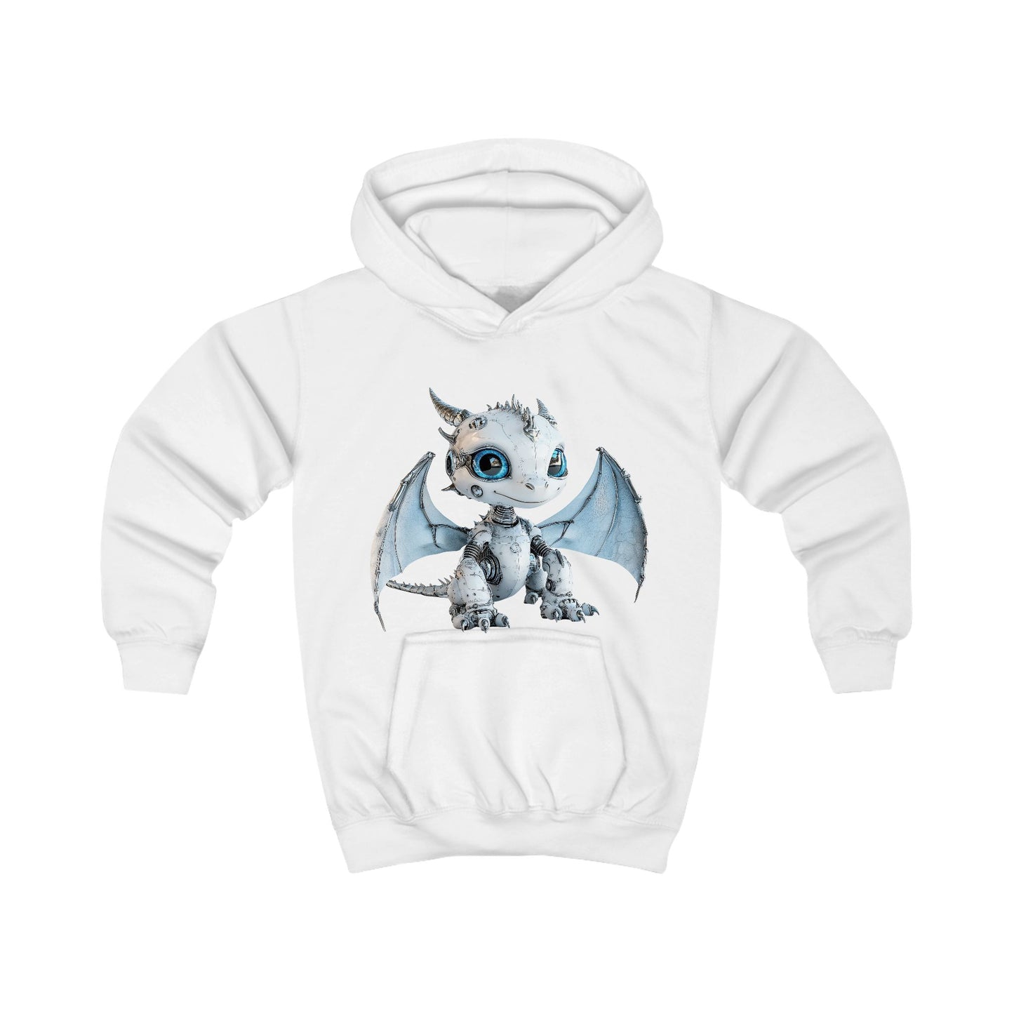 Icy Robot Dragon Kids Hoodie | Teeny Tiny Dragons